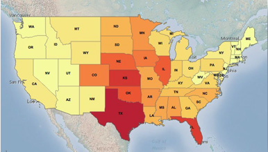 US States-Outlines Layer
