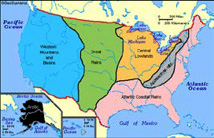 US Landform Map